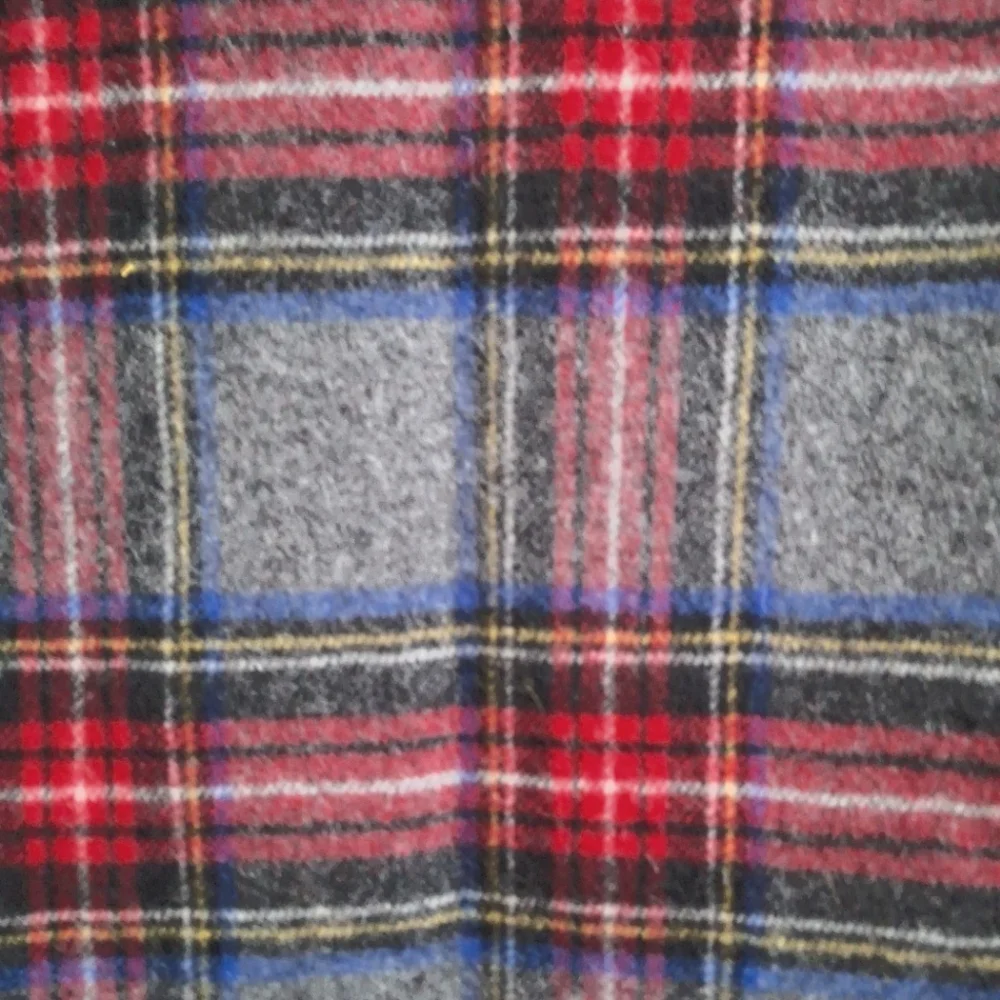 J. CREW | Wool, Plaid Pom Pom Blanket Scarf
